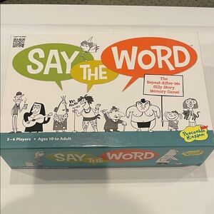 Say The Word Party Memory Game - Green/Orange - new